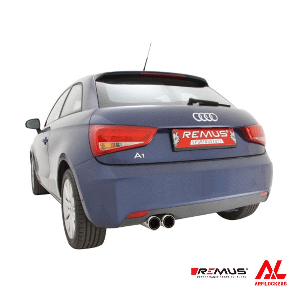 レムス マフラー Audi A1 8XCAX Φ84ストリートレース W REMUS - アームロッカーズ