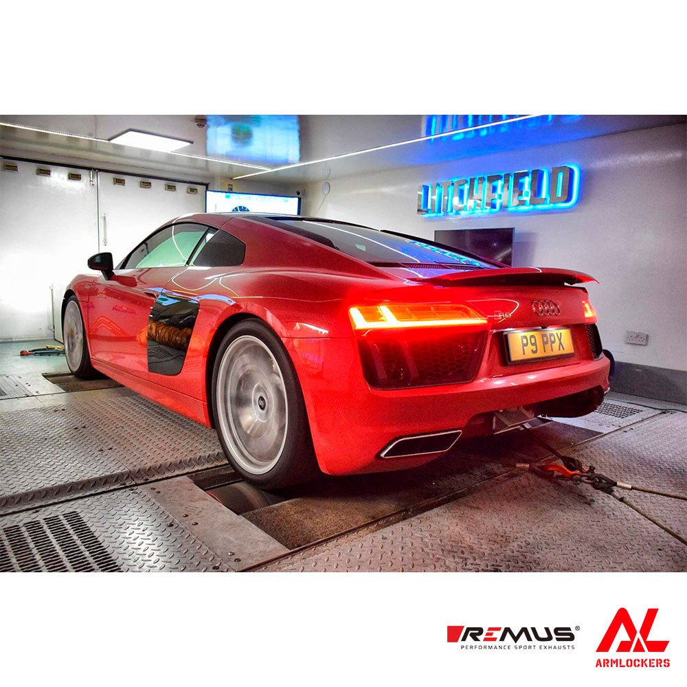 レムス マフラー Audi R8 4SCSPD V10プラス 5.2 FSI REMUS - アームロッカーズ
