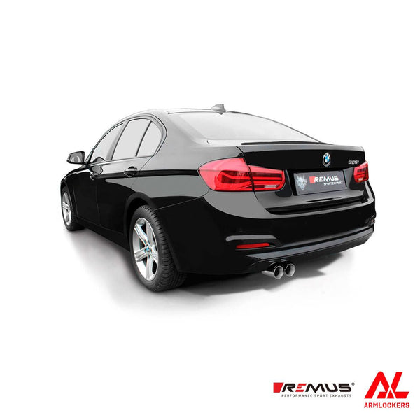 レムス マフラー BMW F30 F31 320i Φ76 W 触媒後全交換 REMUS – アームロッカーズ