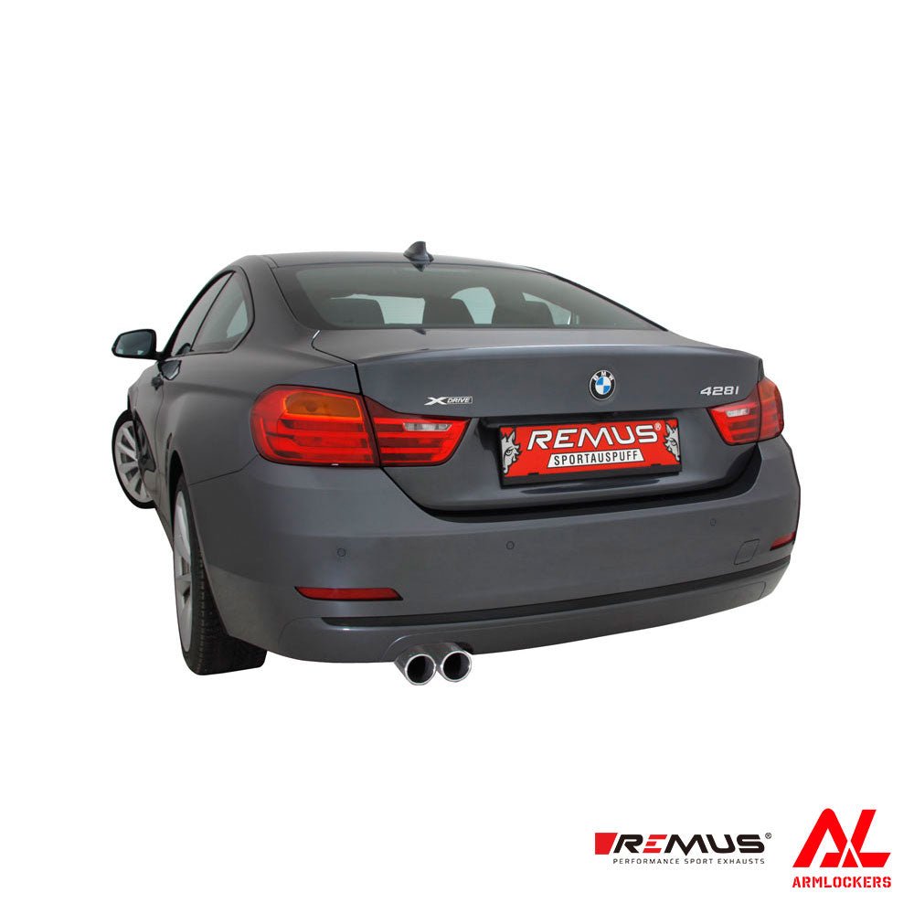 レムス マフラー BMW F32 F36 428i Φ76 W REMUS