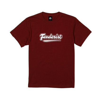 Bold T-shirt Burgundy - Fenderist - アームロッカーズ