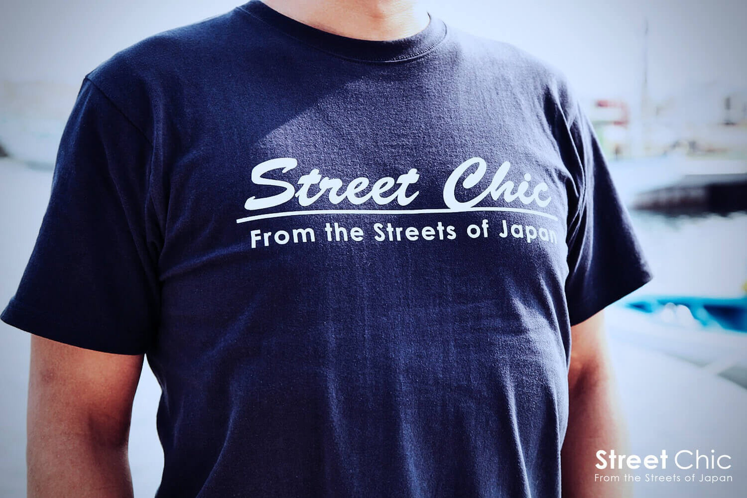 Crew T-shirt NAVY - StreetChic