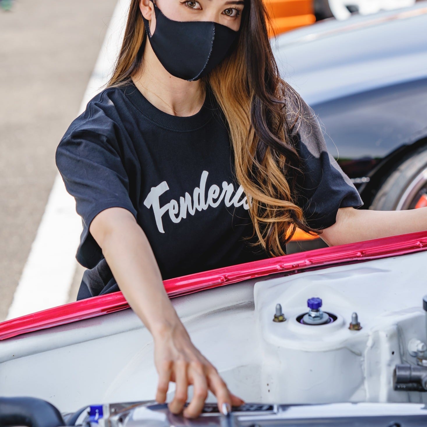 Curve T-shirt Black - Fenderist - ARMLOCKERS SHOP