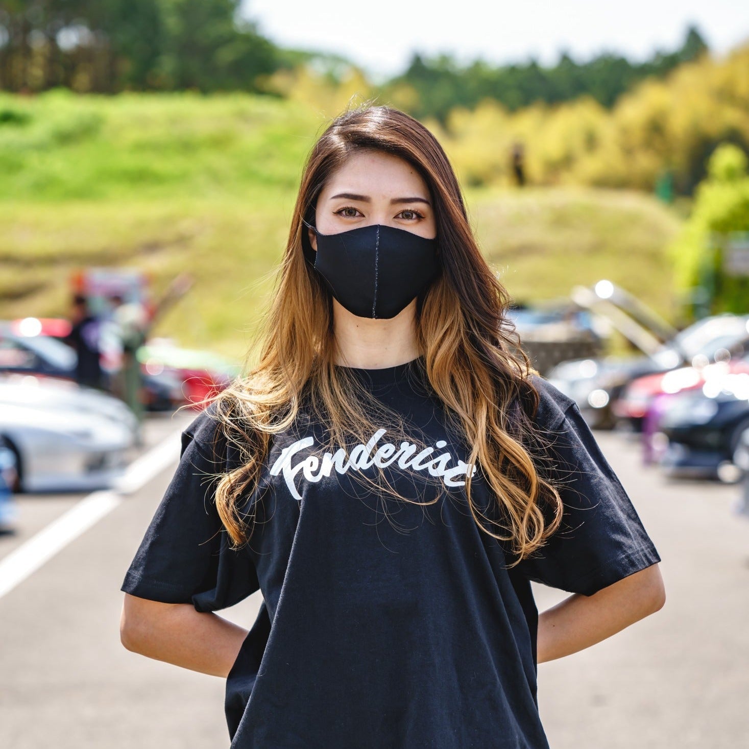 Curve T-shirt Black - Fenderist - ARMLOCKERS SHOP