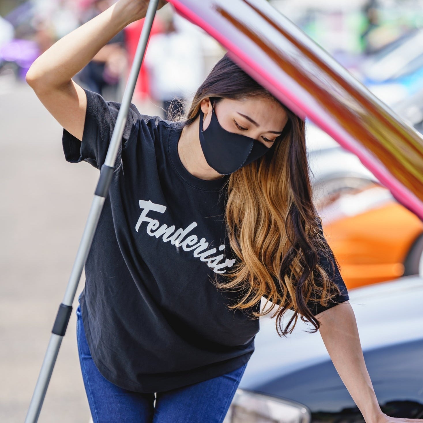 Curve T-shirt Black - Fenderist - ARMLOCKERS SHOP