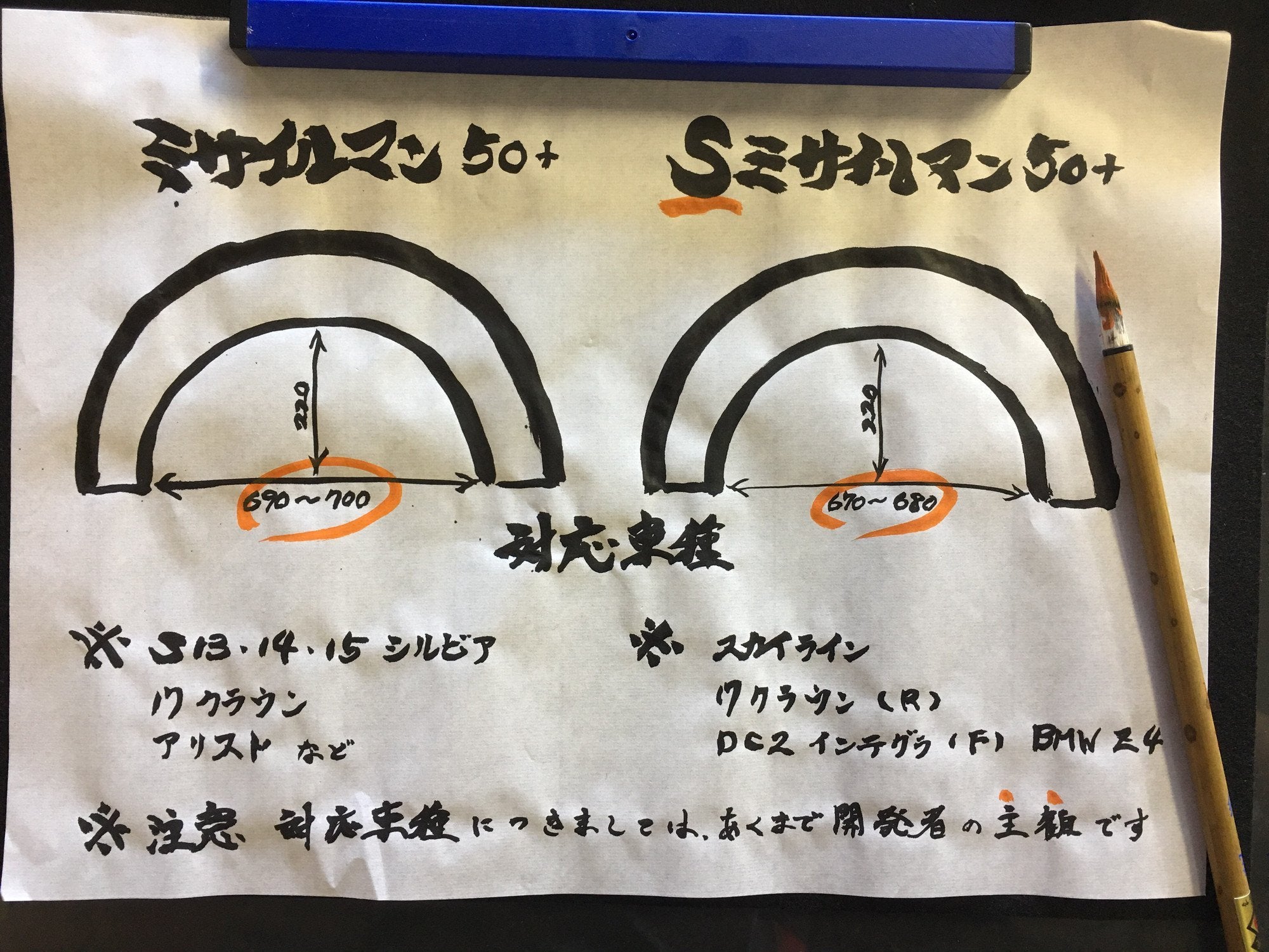 MOZE +50mm汎用オーバーフェンダー　ミサイルマン50 [M]