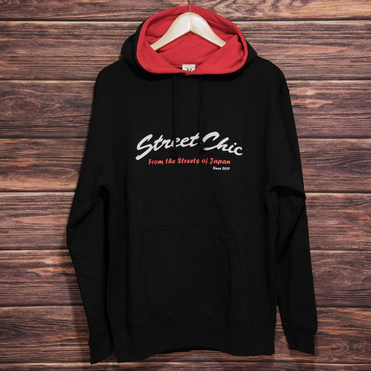 Crew Hoodie RED - StreetChic