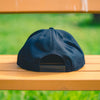 Flat visor cap Leaves Black - StreetChic