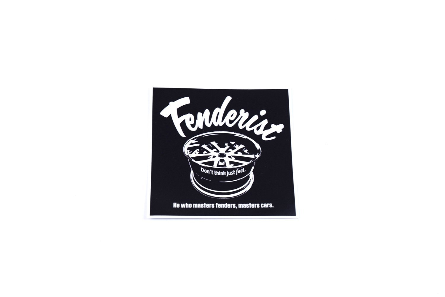 Impress Sticker Black - Fenderist - ARMLOCKERS SHOP