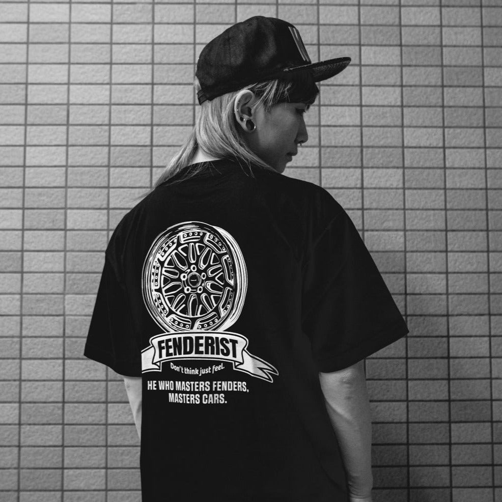 Impress T-shirt #003 Black - Fenderist - ARMLOCKERS SHOP