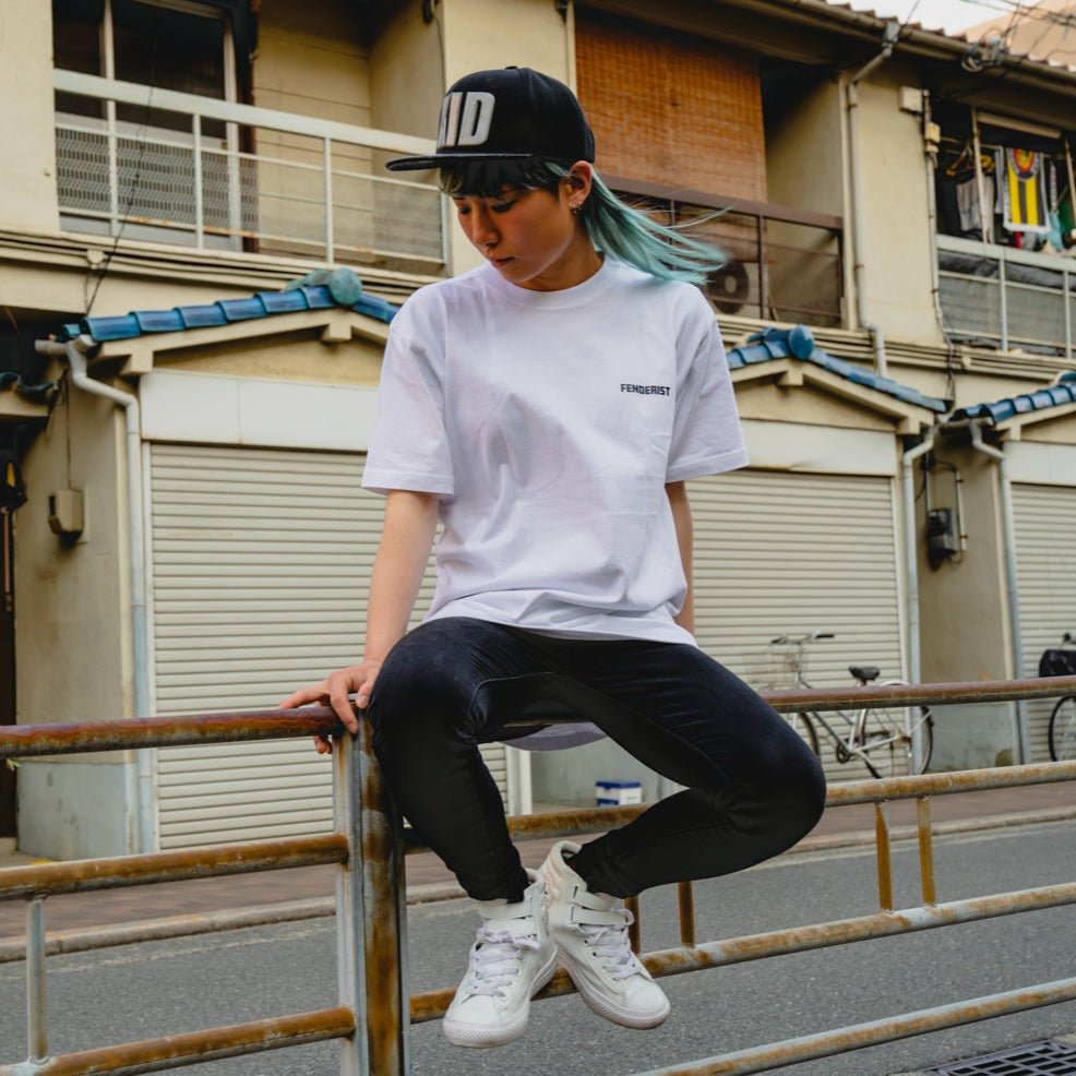 Impress T-shirt #003 White - Fenderist - ARMLOCKERS SHOP