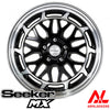 ワーク シーカー MX 10.0j 18インチ ブラックカットクリアプラス BP ホイール ステップリム 1本 Seeker MX - アームロッカーズ