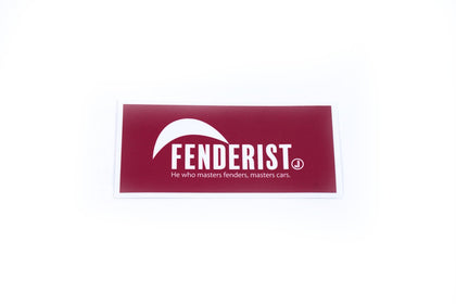 Official Sticker Red - Fenderist - ARMLOCKERS SHOP