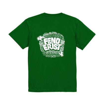 Text-bomb T-shirt Green - Fenderist - アームロッカーズ