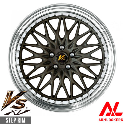 ワーク VS XV 9.0j 19インチ フルリバース シルキーリッチシルバー SRS 