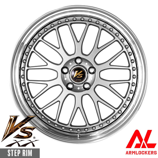 ワーク VS XX 12.5j 20インチ ステップリム ゴールド GLD ホイール 1本 ダブルエックス - アームロッカーズ