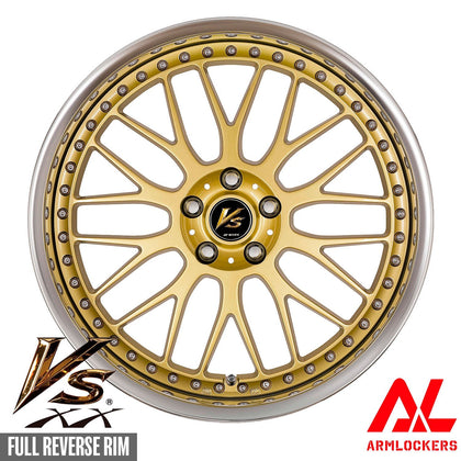 ワーク VS XX 7.5j 20インチ フルリバース ゴールド GLD ホイール 1本 ダブルエックス - アームロッカーズ